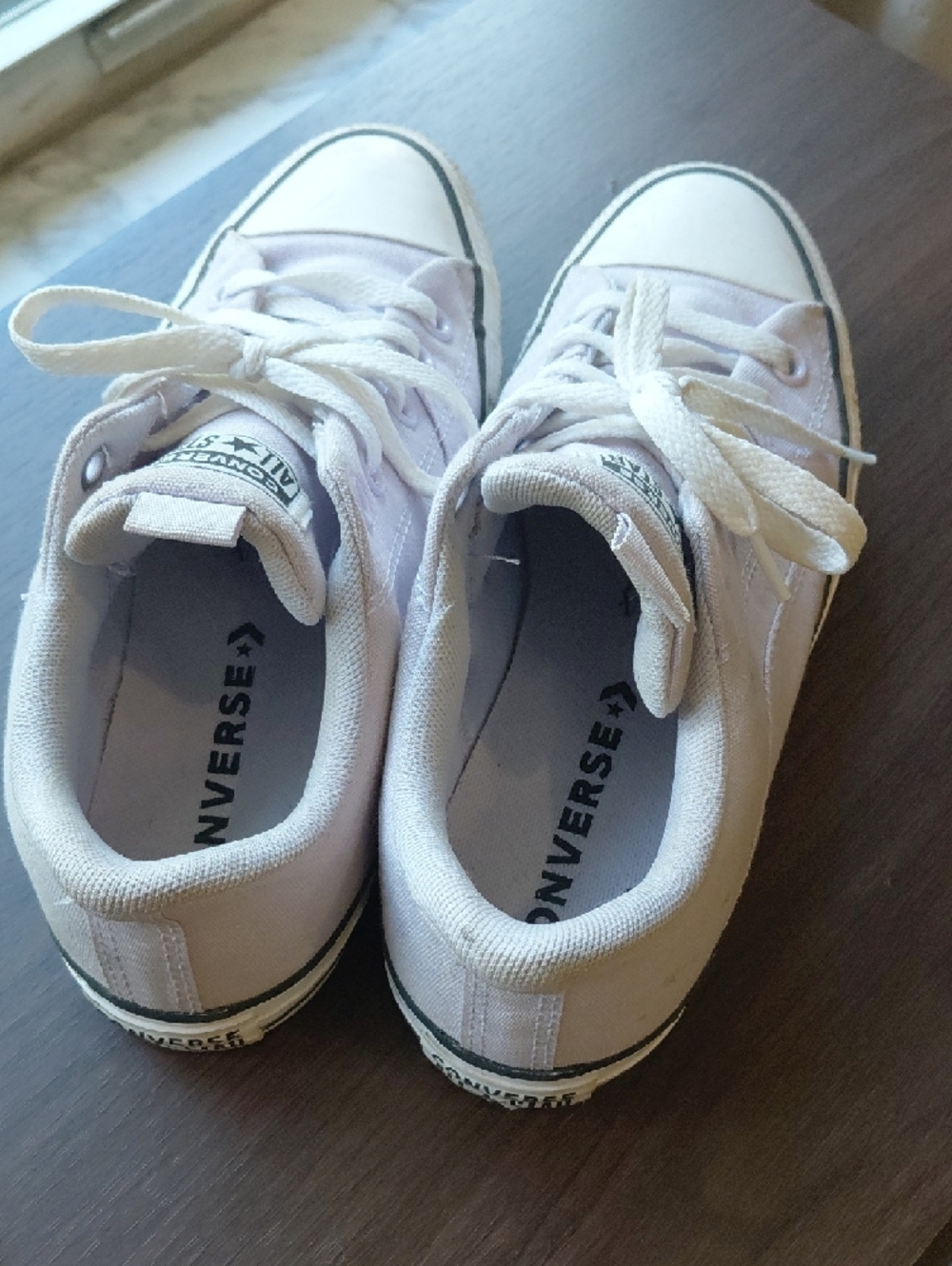 Converse All Star Women's Lavender Low-Top Sneakers - Picture 3 of 7